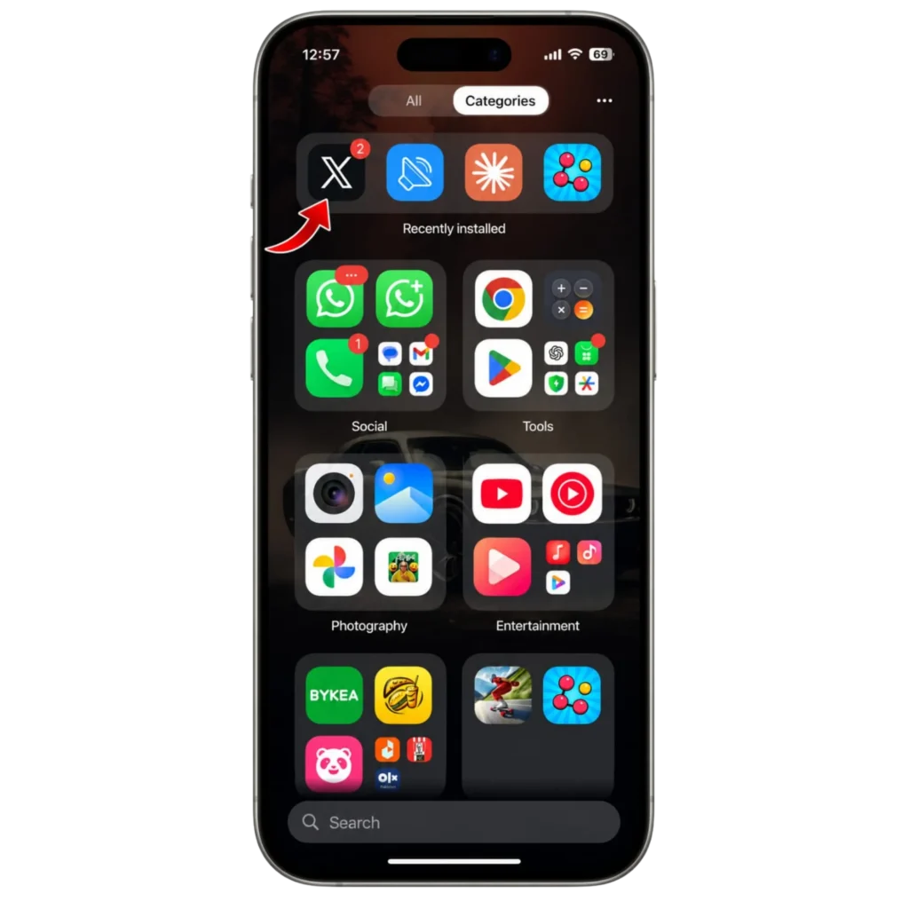Passo 1 baixar vídeos do Twitter no iPhone