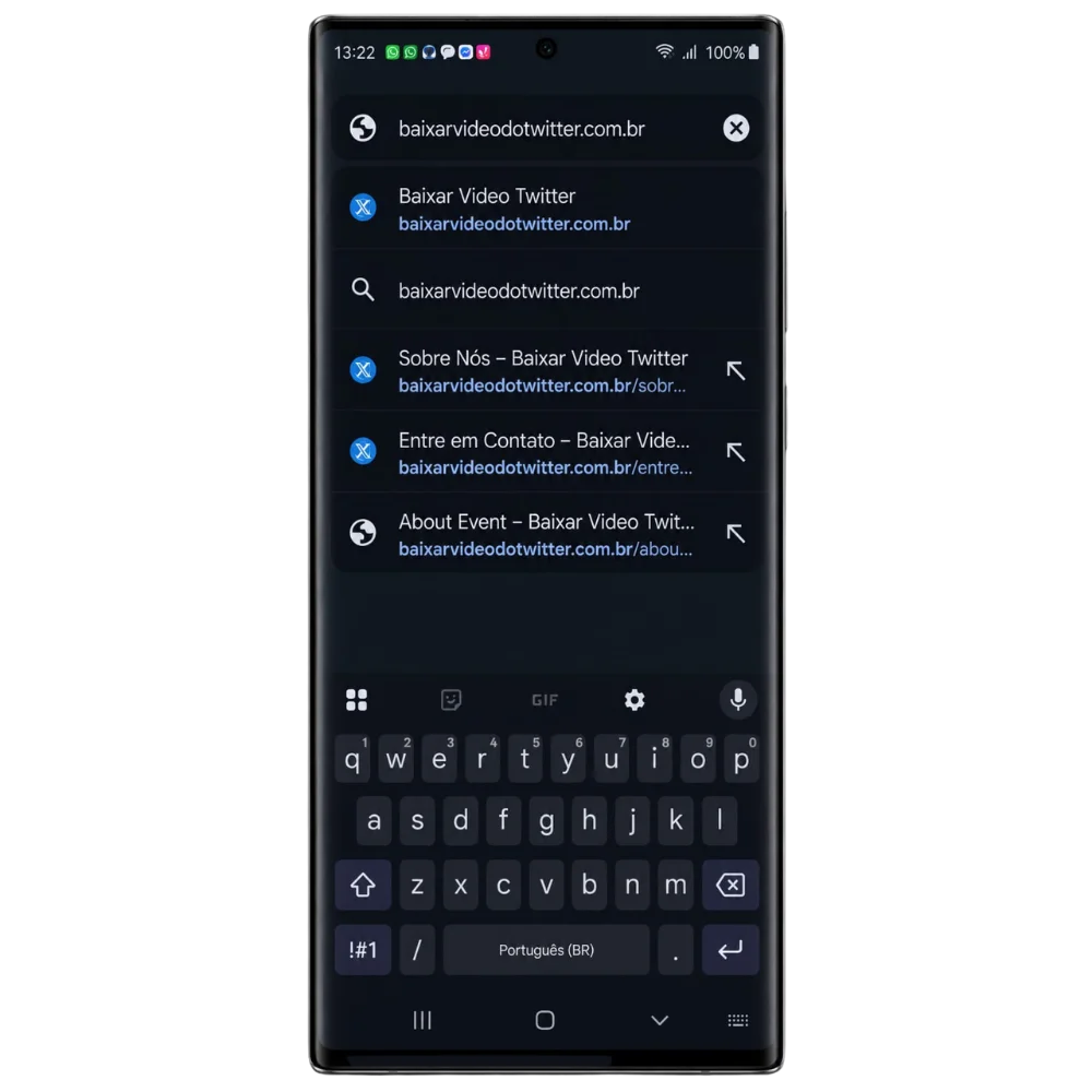 Passo 2 baixar áudio do Twitter em MP3