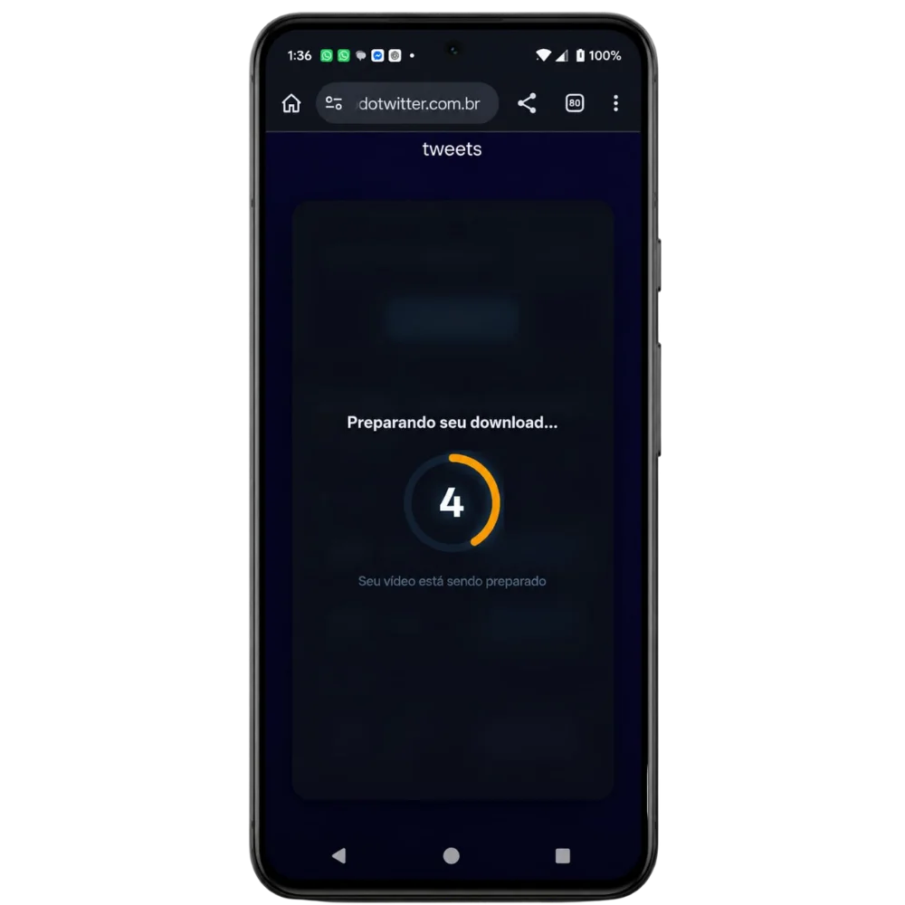 Passo 6 baixar áudio do Twitter em MP3