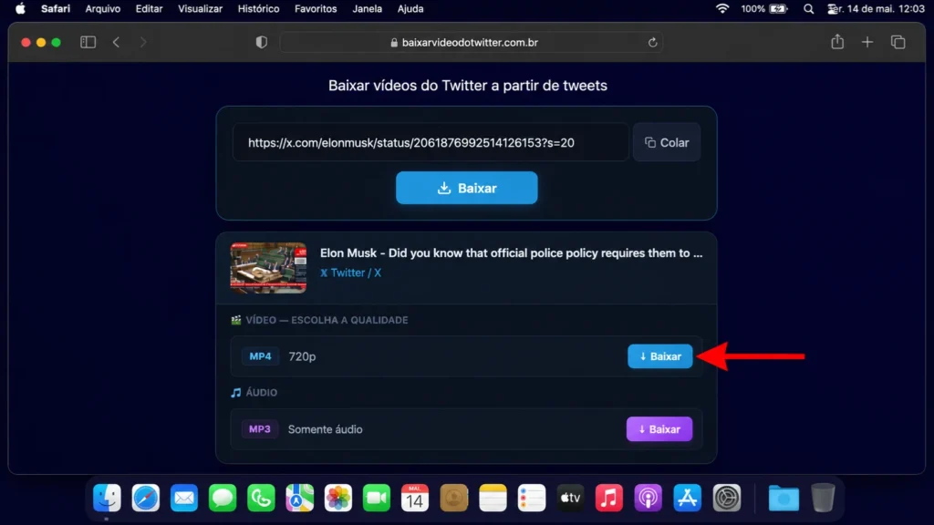 Passo 7 Baixar vídeos do Twitter no PC